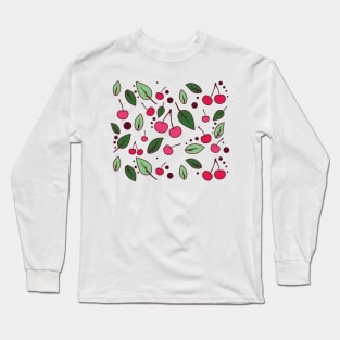 Delicious cherries pattern Long Sleeve T-Shirt